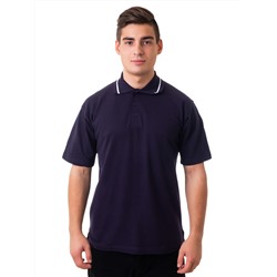 Рубашка поло мужская Мос Ян Текс цвет "Темно-синий" с полосками