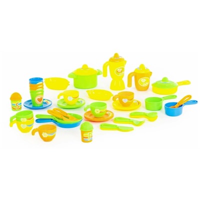 Набор детской посуды (50 элементов) (в коробке)