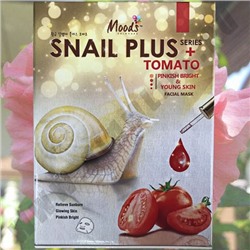 Тканевая маска c Улиткой и Томатом Moods Snail Plus+Tomato