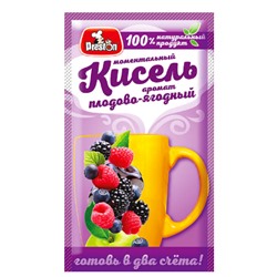 Кисель с ароматом плодово-ягодным быстрого приготовления 30г (30)