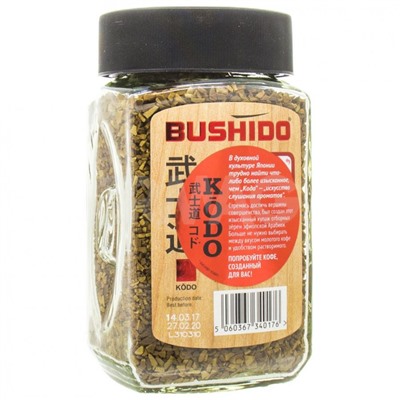 Кофе растворимый Bushido Kodo Сублимированный (95 г)