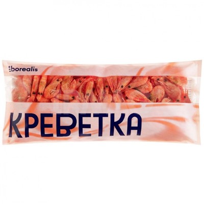 Креветка северная Borealis варено-мороженая 150+ (750 г)