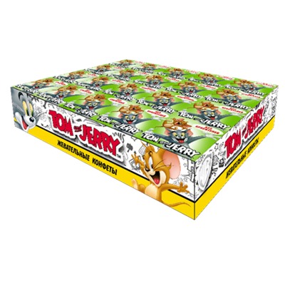 Tom and Jerry конфеты жевательные со вкусом Яблока 20 уп 250гр SALE