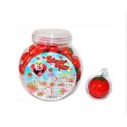 New strawberry bubble gum жевательная резинка 13 г