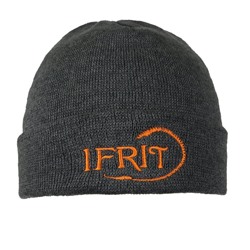 Шапка с отворотом IFRIT RAN (Серый меланж)