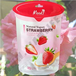 Тканевая маска с Йогуртом и Клубникой Moods Yogurt & Strawberry