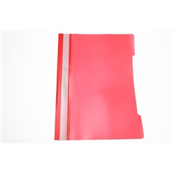 Папка-скоросшиватель пластик  А4, цвет красный "Премиум"
