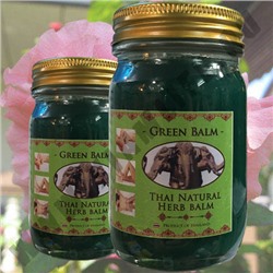 Тайский Зеленый Бальзам Thai Natural Herb Balm Вес 100 гр.