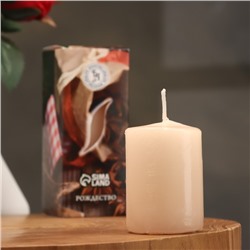 Свеча ароматическая "Рождество", 4×6 см, в коробке