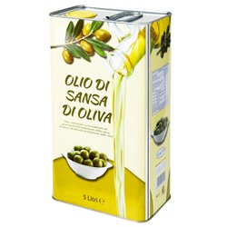 Оливковое масло для жарки Olio di sansa di oliva  5 л   ( Италия )