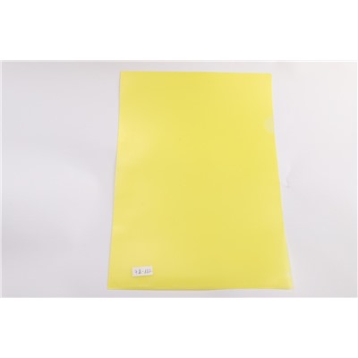 Папка-уголок А4, цвет желтый