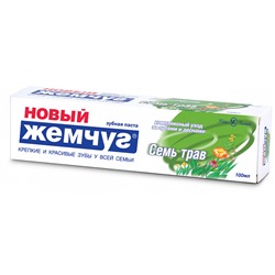 Зубная паста «Новый Жемчуг Семь трав»100мл