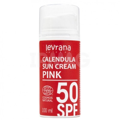 Крем для тела Levrana Natural Pink Календула Солнцезащитный SPF50 (100 мл)