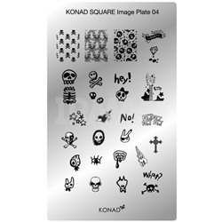 Пластина для стемпинга Konad Square Image Plate 04