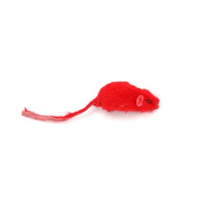 Игрушка для кошек "Мышь цветная", 45-50мм (уп.4шт.), Triol