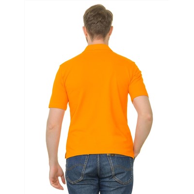 Рубашка поло мужская Мос Ян Текс цвет "Оранжевый "