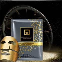 ТКАНЕВАЯ МАСКА BIOAQUA Gold Above Beauty Hydrating Moisturizing Mask Face Mask