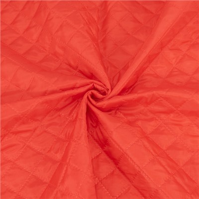 Ткань стёганая таффета 190Т на синтепоне 100 гр. цвет красный