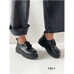 Fashion 104-1Z Ботинки женские чер иск кожа