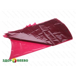 Пакет для созревания и хранения сыра термоусадочный 280х550 мм, цвет бордовый, дно круглое  (Юнивак) 5 шт. Артикул: 3673