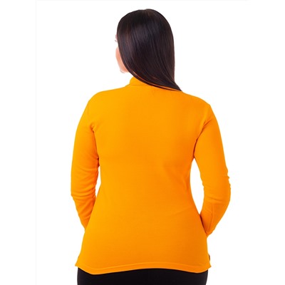 Рубашка поло женская Мос Ян Текс цвет "Оранжевый"  д/р