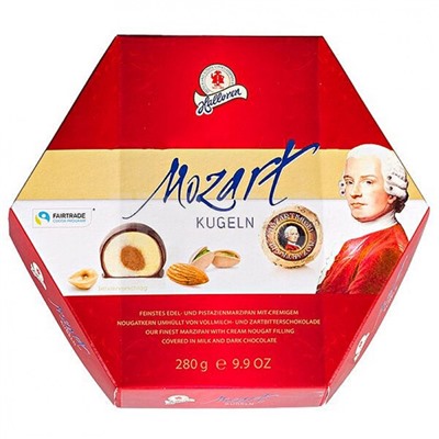 Набор конфет Halloren Mozart Kugeln с Марципаном (280 г)
