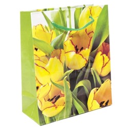 Пакет подарочный Цветы (12x15x6 см)