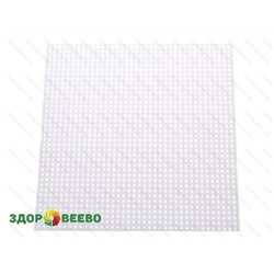 Дренажный коврик полимерный белый, размер 14х14 см, 1 шт. Артикул: 2311