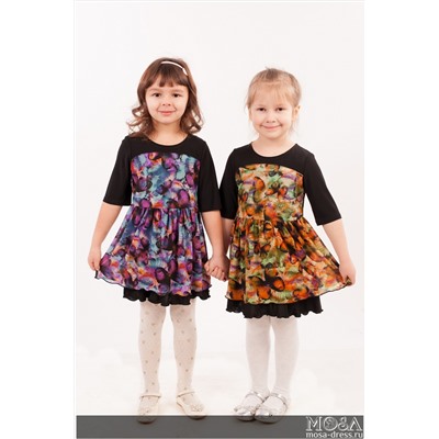 Платье детское "Бабочки" М-210