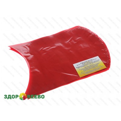 Пакет для созревания и хранения сыра термоусадочный 180х250мм красный, дно круглое (Креалон) 5 шт. Артикул: 3595