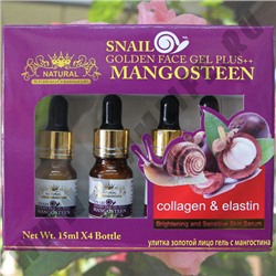Улиточная сыворотка Snail Serum Mangosteen Collagen & Elastin