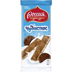 Шоколад молочный Россия Чудастик Печенье (90 г)