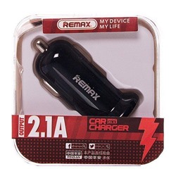 Автомобильный адаптер Remax АЗУ-USB mini (2100 mA) (черный) 71787
