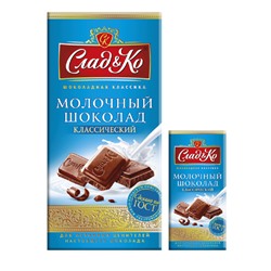 Шоколад плиточный Особый молочный 1/25 гр