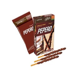 Pepero печенье-соломка с арахисом в шоколаде 36гр