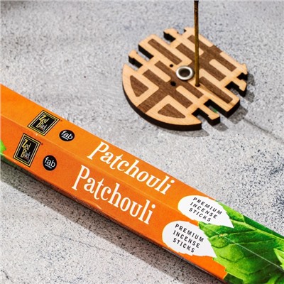 Благовония Zed Black Fab Series "Пачули Patchouli", 20 палочек в упак, шестигранник
