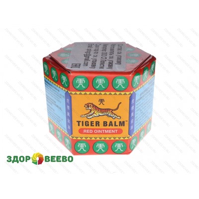 Бальзам Красный тигр,«Red tiger balm», 20 гр Артикул: 1188