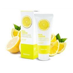 Очищающий пилинг-гель с Лимоном FarmStay Real Lemon Deep Clear Peeling Gel, 100 ml