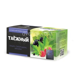 Травяной чай «Таёжный», 25 фильтр-пакетов по 1,2г