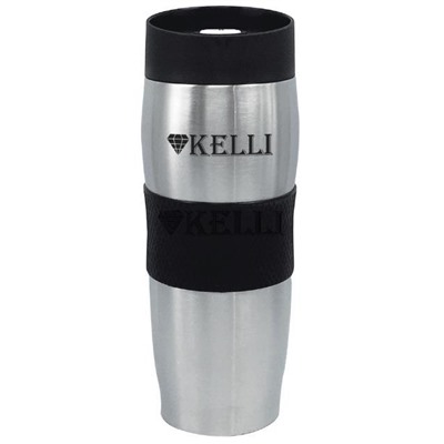 KL-0942  термокружка 0,4л Kelli черн