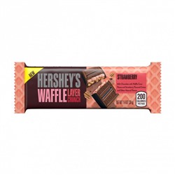 Батончик «Hershey's Waffle Layer Crunch Strawberry» 39 гр УЦЕНЕННЫЙ ТОВАР