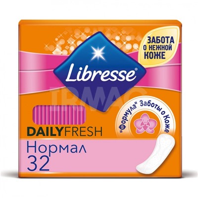 Прокладки ежедневные Libresse DailyFresh Normal (32 шт.)