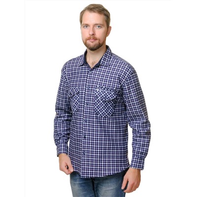 Рубашка мужская утепленная Sainge F908-3