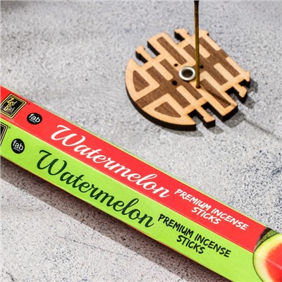 Благовония Zed Black Fab Series "Арбуз Watermelon", 20 палочек в упак, шестигранник