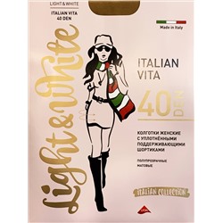 light&White - Italian Vita 40 DEN св.телесный Колготки