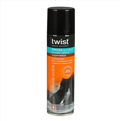 TWIST Casual - Краска для замши аэрозоль коричневая 250 мл