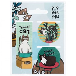 Закладки для книг Meshu Juisy Cat магнитные (3 шт.)