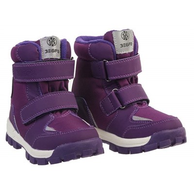 Ботинки Зебра 16636-26 фиолетовый