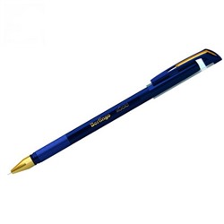 Ручка шариковая Berlingo "xGold" 0,7мм синяя игольчатый стержень, грип CBp_07500 /12
