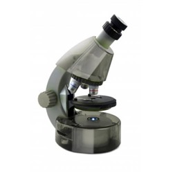 Микроскоп LabZZ M101 Moonstone-Лунный камень 69032 (увеличение от 40 до 640 крат; объективы 4х,10х,40х; окуляр WF10х-16х, набор для опытов К50), (Levenhuk)